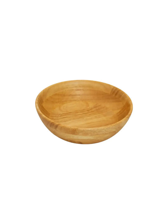 Ξύλινο Μπολ Από Rubberwood 17.7x5.4 Εκ.