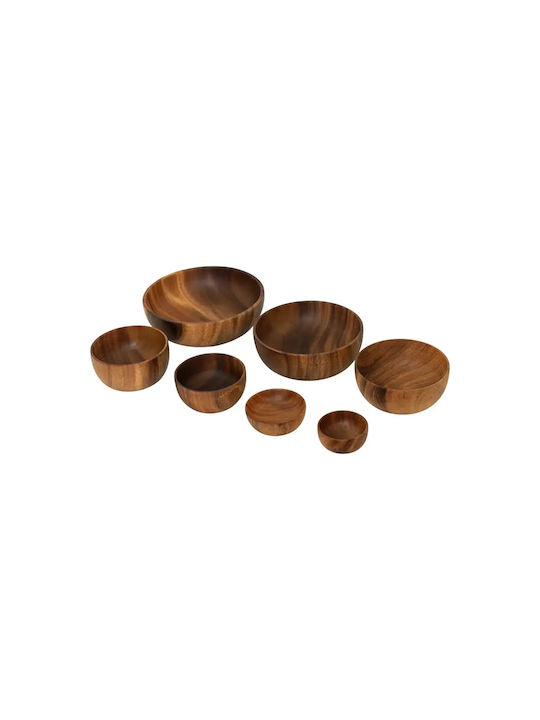 Boluri De Servire Rotund Din Lemn Cu Diametru 14cm bl10053.049