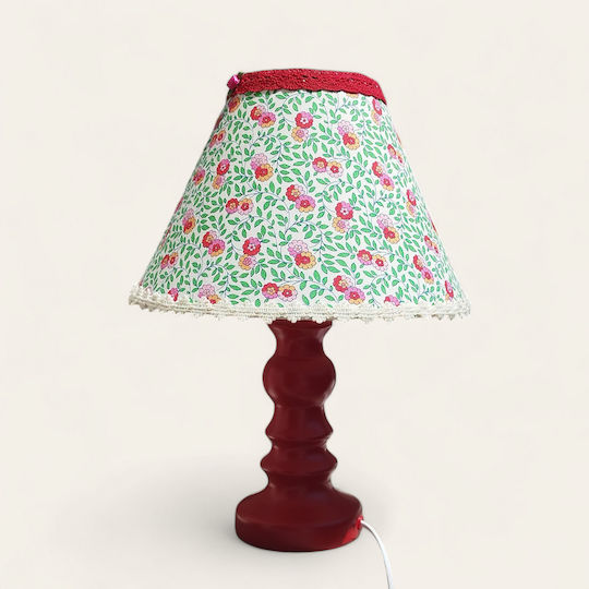 Портатиф Flower & Lace Размери 30*25*10 E27 Керамична Основa