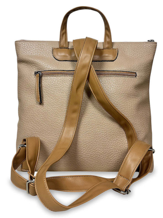 Women's Backpack Bag Strict Rawia Tabac Brown