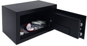 Safe with Digital Lock and Key M31xW20xH20cm Weight 4.5kg