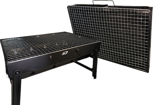 ACP Stainless Steel Portable Charcoal Grill