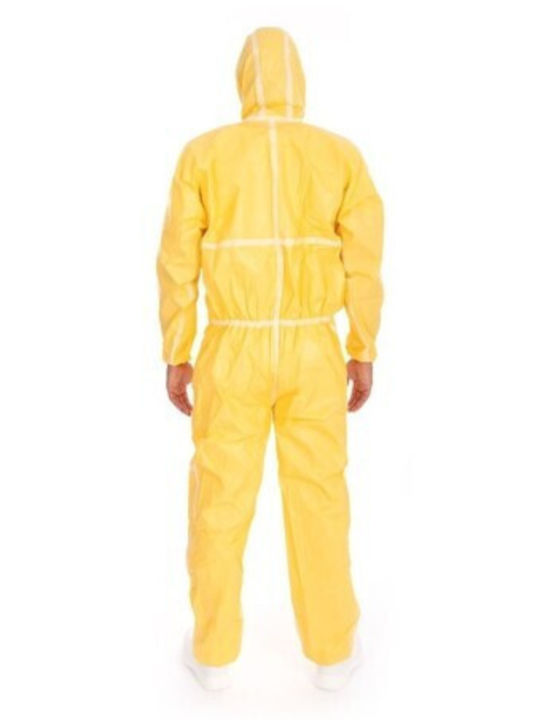 Yellow Chemical Waterproof Coverall XL Cat 3b+4b+5b+6b Sacobel Cv005