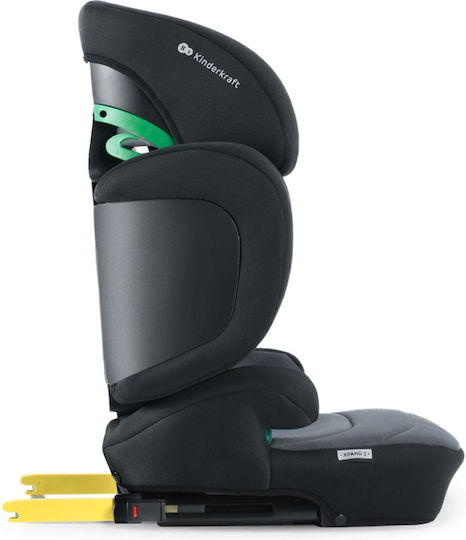 Kinderkraft Xpand 2 Pro Scaun Auto High-back Booster i-Size cu Isofix Graphite Negru