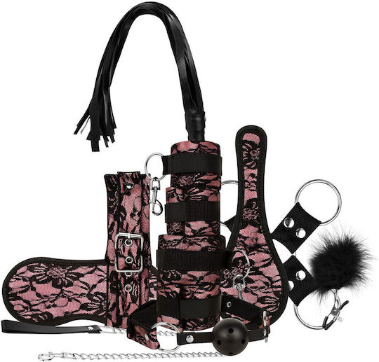 Bedroom Fantasies BDSM Kit σε Ροζ Χρώμα 8τμχ