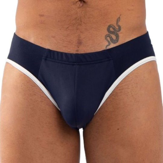Burn Herren Sexy Slip Marineblau