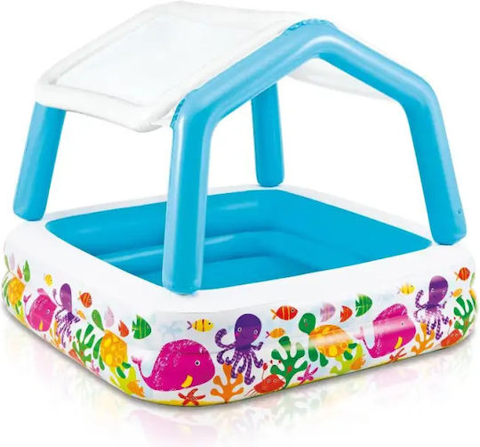 Intex Children's Inflatable PVC Swimming Pool 157x157x122cm
