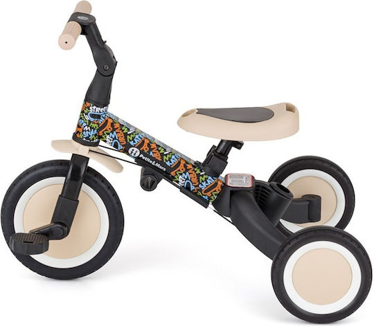 Petite & Mars Turbo Tricicletă Transformabilă cu Mâner pentru Părinți 5 în 1 pentru 1.5+ Ani Negru 613481