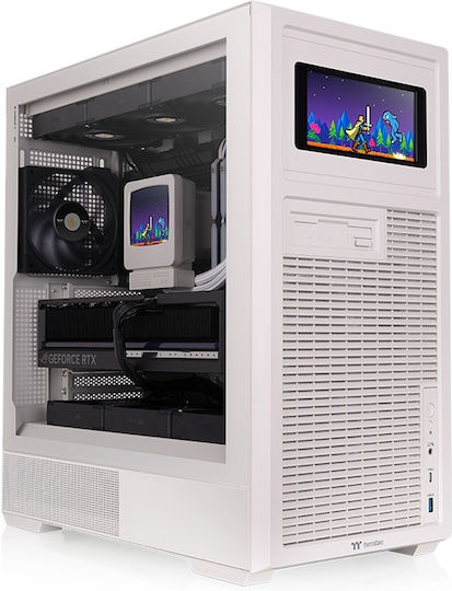 Thermaltake Retro 360 Gaming Midi Tower Computer Case with Side Window Beige