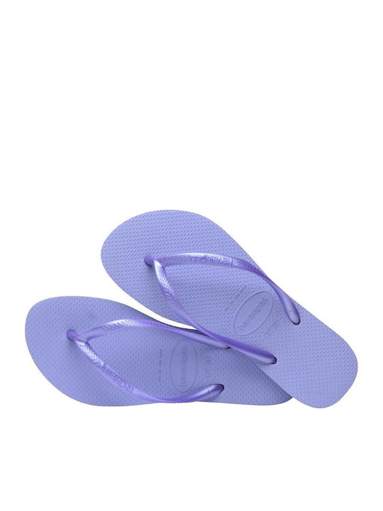 Slim Șlapi Damă în Culoare Violet