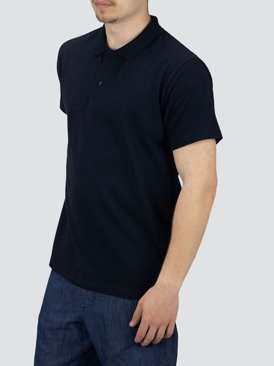 Polo Bluza Tricou Cu Mânecă Scurtă Albastru Marin