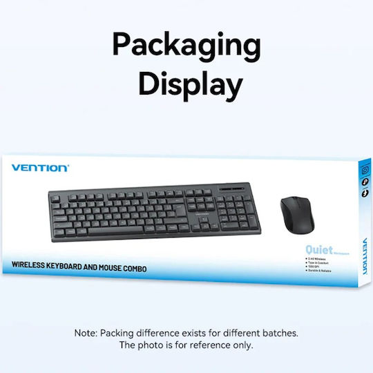 Vention KTZB0-EN Wireless Keyboard & Mouse Set English US