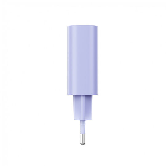 Canyon Kabeloser Handyladegerät mit USB-C Ausgangsanschlüsse 30W Stromlieferung Lila