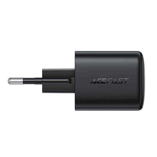 Acefast Charger Without Cable GaN With USB-C Port 40W Black (A136)