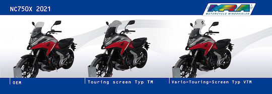 MRA Variotouring Motorcycle Windshield & Windscreen Tinted Visor 4025066171224.SMOKE
