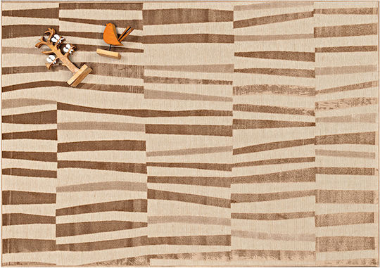 Newplan Lux 2962/74 Wohnzimmer Teppich Braun 80x150cm