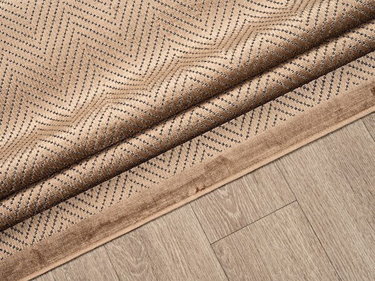 Newplan Lux 3112/80 Wohnzimmer Teppich Beige 80x150cm