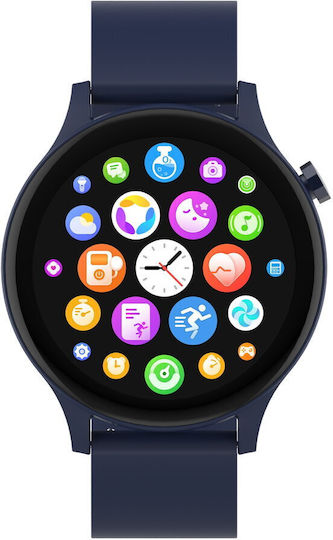 Denver SWC-338 Smartwatch με Παλμογράφο (Μπλε)
