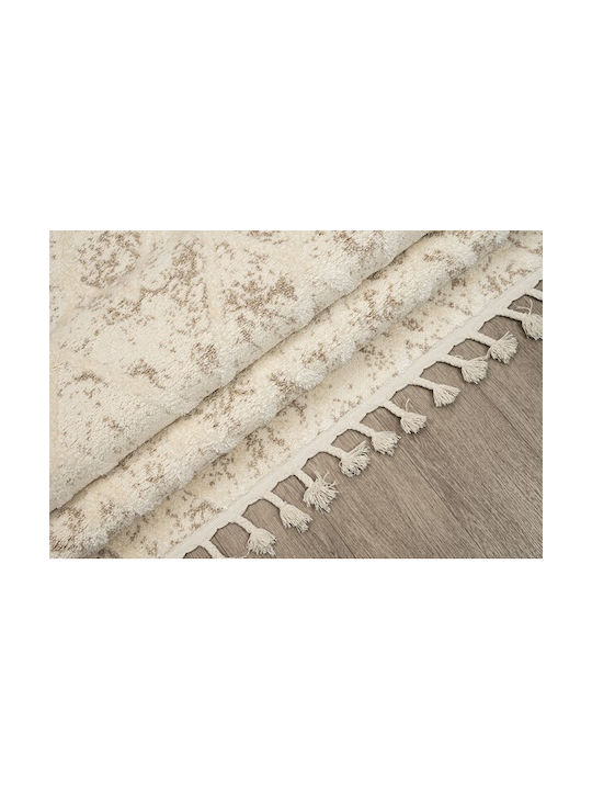 Newplan Gala 11850d White με Κρόσια 160x230cm White