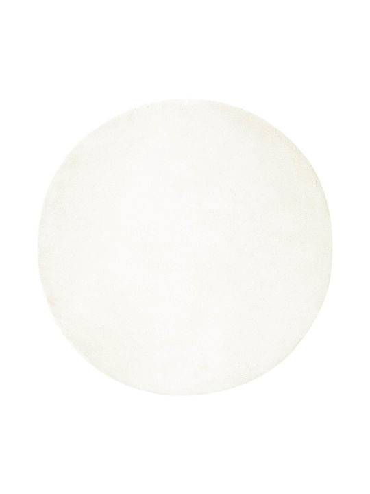 vidaXL Rug Round Beige
