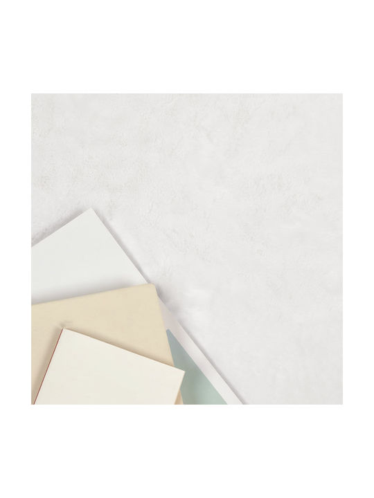 vidaXL Rug Round White
