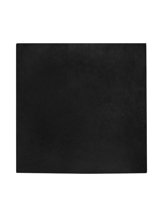 vidaXL Teppich Rechteckig Synthetisch,Polyester/Cotton/Leather Schwarz