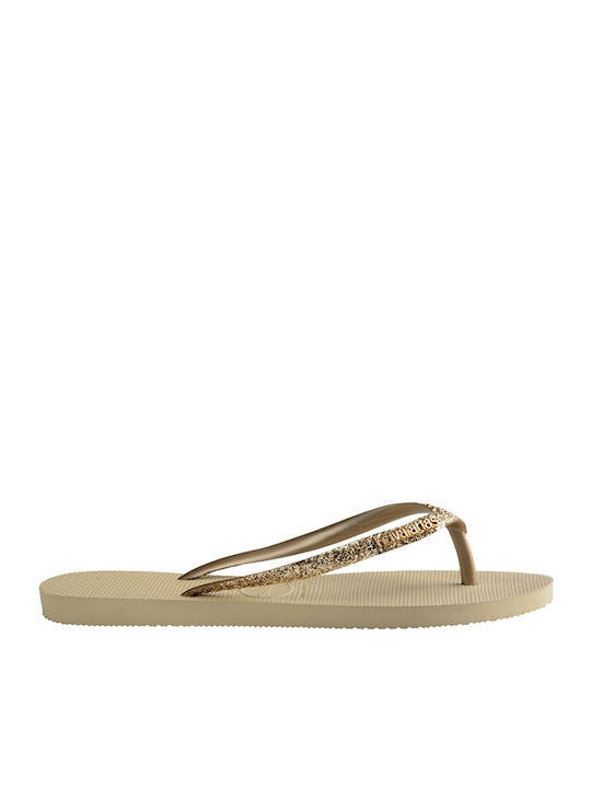 Slim Glitter II Women's Flip Flops Gold