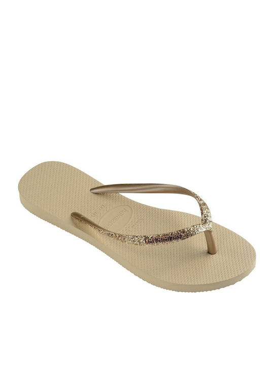Slim Glitter II Women's Flip Flops Gold