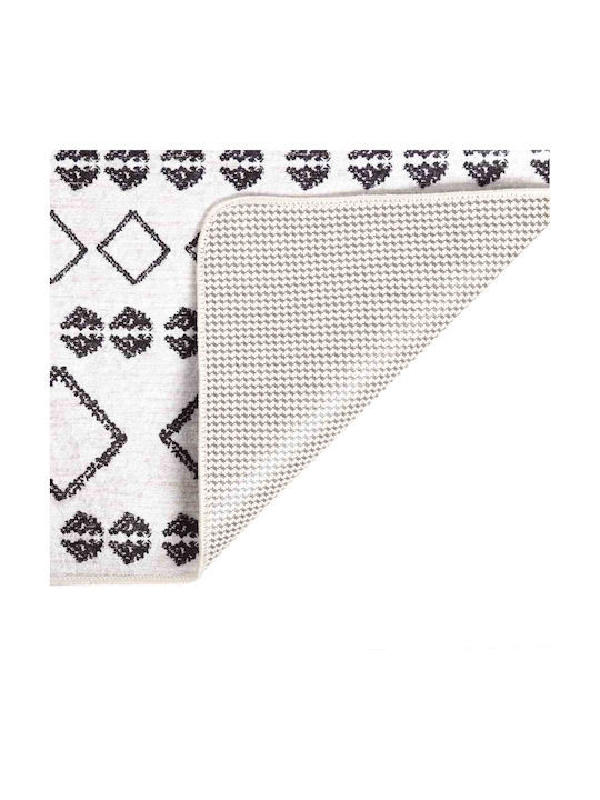 vidaXL Anti-slip Rug Rectangular White