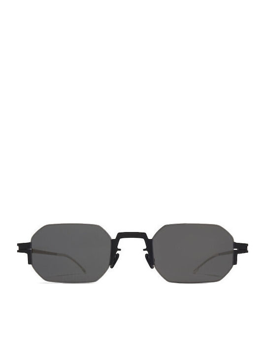 Mykita Sonnenbrillen Schwarze mit Metallischem Rahmen