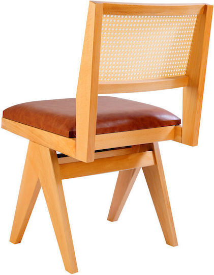 Πολυθρόνα Τραπεζαρίας Lady 49x60x83εκ. Καφέ Πολυθρόνα Τραπεζαρίας Lady 49x60x83εκ. Καφέ
