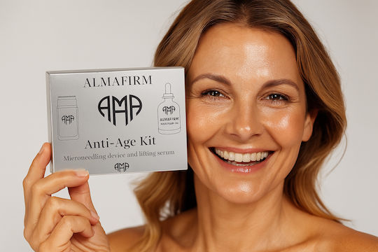 AlmaFirm Microneedling Therapy 1 Комплект за грижа за антистареене, хидратация и блясък