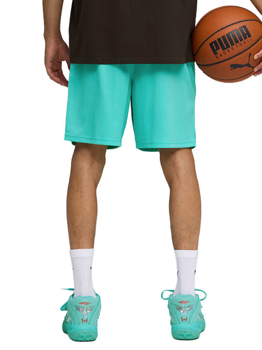 Kurze Sport Herren Shorts Türkis