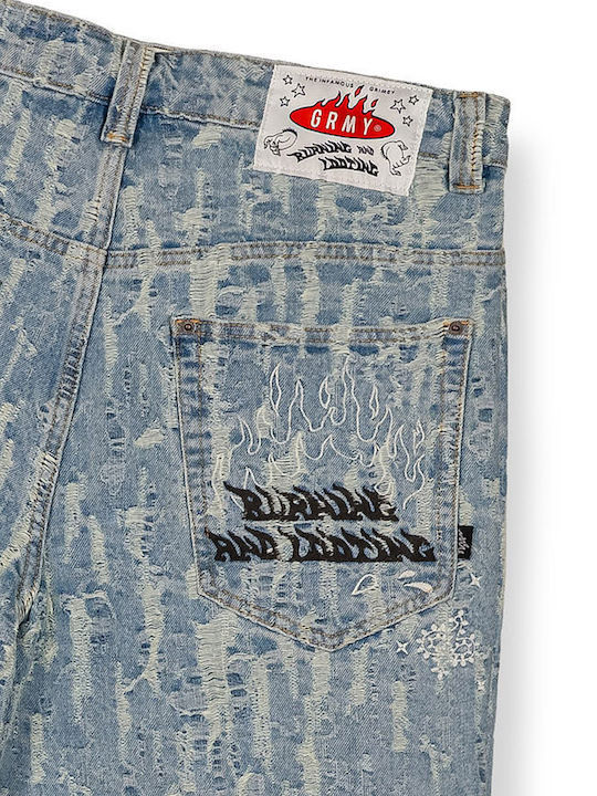 Men's Denim Blue Shorts