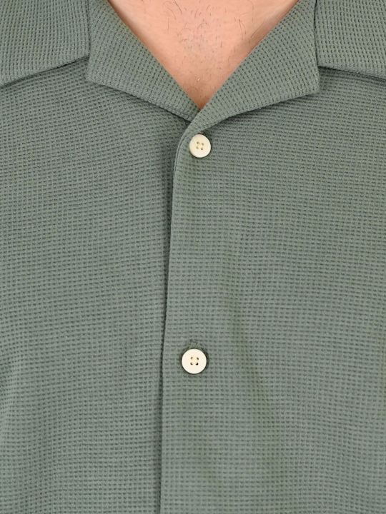 Къс Ръкав Пухкащо Sage-green