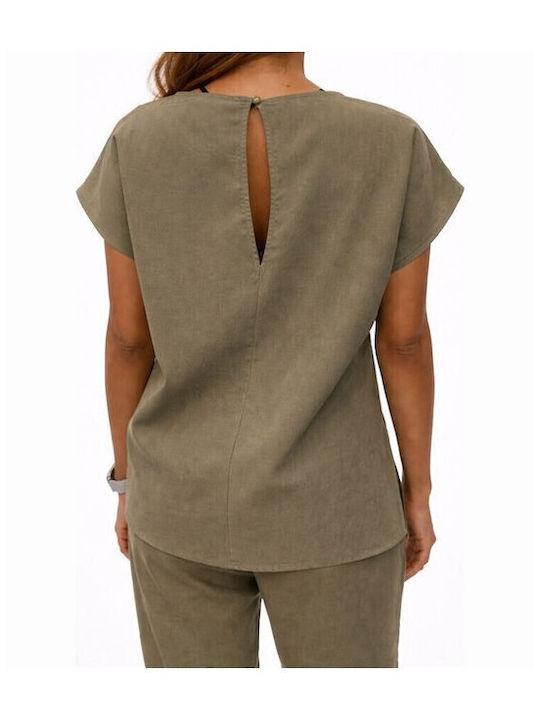 Women's Khaki Set with Trousers