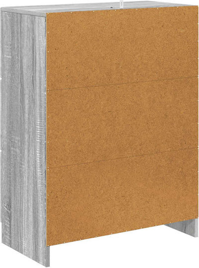 Kommode Schlafzimmer Holzgrau 66x34,5x87cm