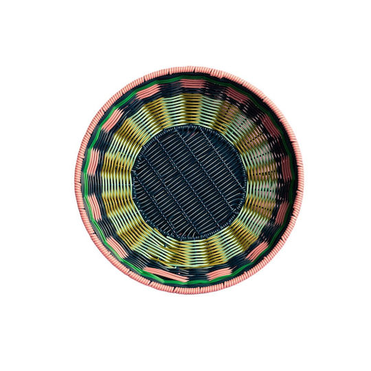 Maegen Dekorative Schale Rattan Rosa 11x11cm