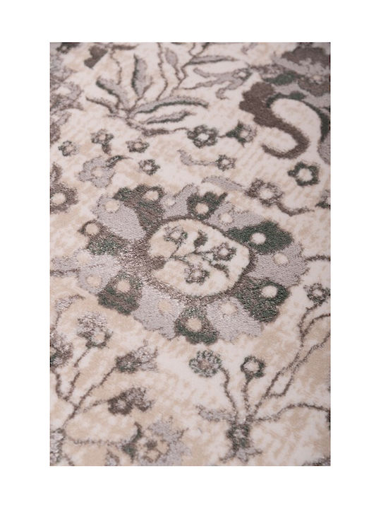 Biokarpet Gossip 9366b White-green-200x290