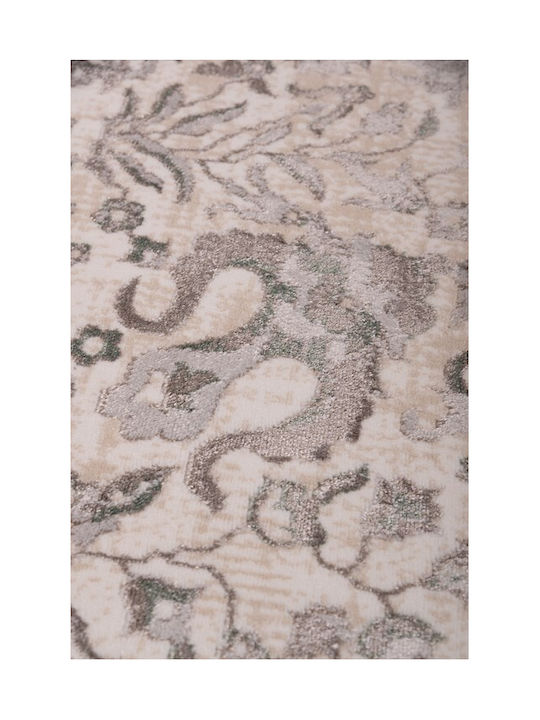 Biokarpet Gossip 9366b White-green-200x290