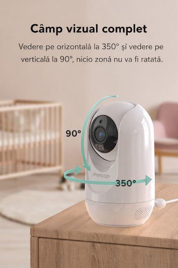 Momcozy Wireless Baby Monitor with Two-Way Audio & Lullabies