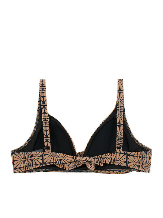 Women's Bikini Swimsuit Without Underwire Draped Black