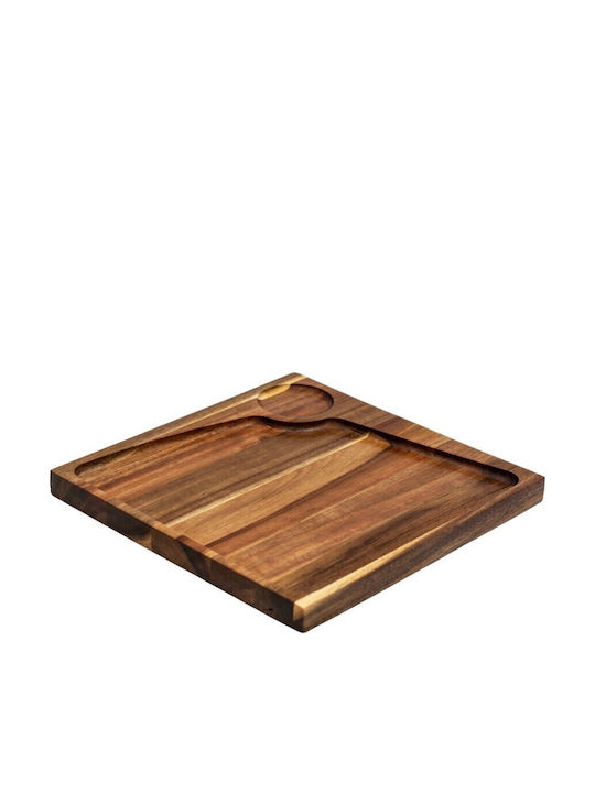 Wooden Serving Platter 30x30cm pl606