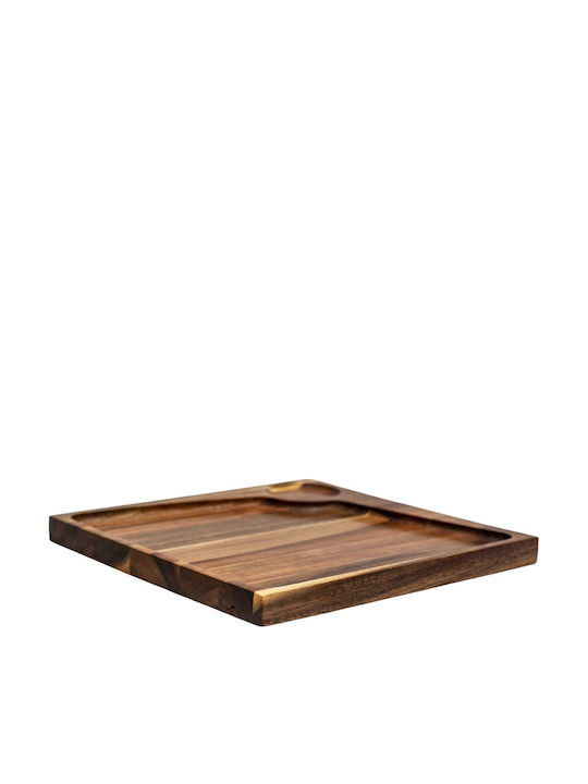 Wooden Serving Platter 30x30cm pl606