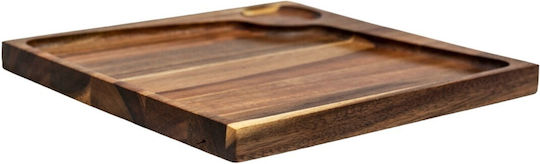 Дървено Плато За Сервиране 30x30см pl606