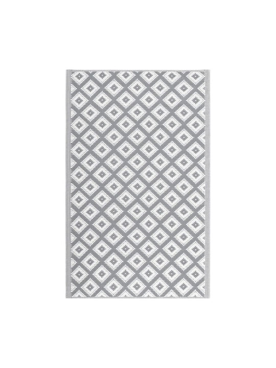 Jemidi24 Covor De Exterior 120x180cm Alb/Gri Jemidi24 Covor De Exterior 120x180cm Alb/Gri