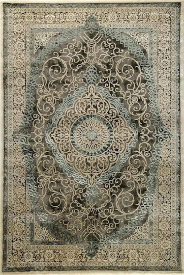 Tzikas Carpets Elite 16954-953 Αντιολισθητικό 133x190cm Γκρι-μπλε