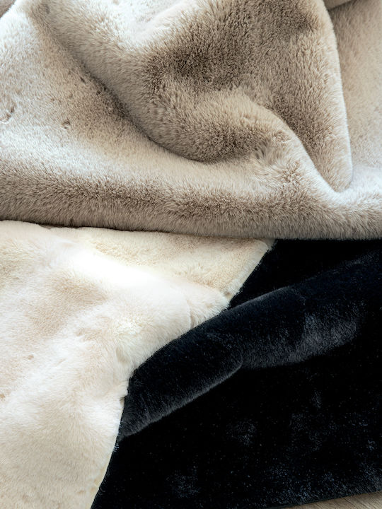 Palamaiki Lagos Rutschfest Teppich Rechteckig Synthetisch,Polyester/Cotton/Leather Black