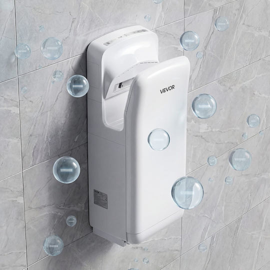 Vevor Plastic Hand Dryer With Sensor In White Colour 1.95kW LSGSJBSSL000DILPE001V2