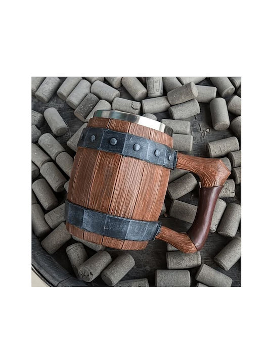 Plastic Beer Glass in Brown Color ac1009